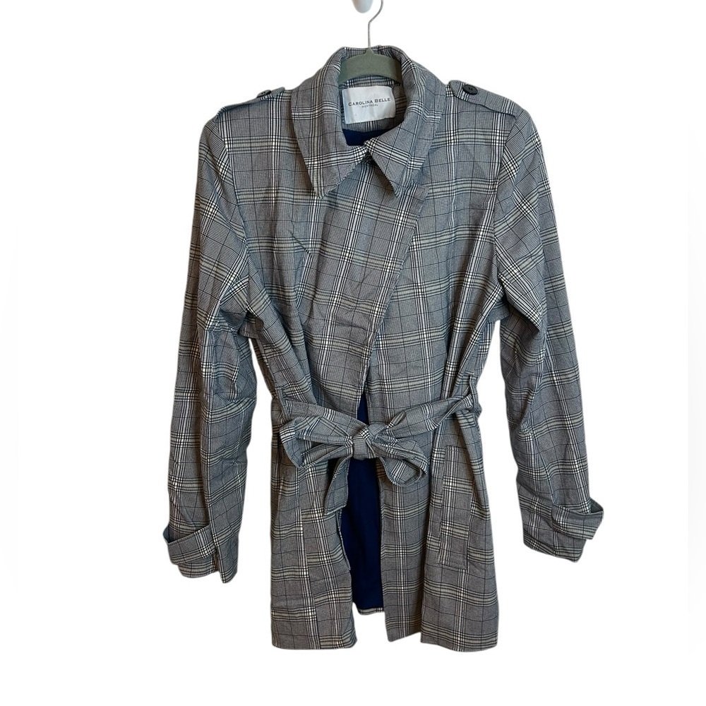 Carolina Belle Preppy Plaid Overcoat